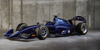 Bild zum Inhalt: Mit spektakulärem Heckflügel: Formel 2 präsentiert neues Rennauto