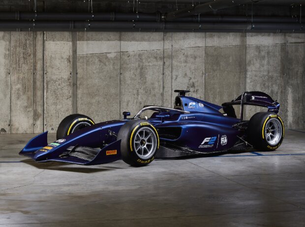 Titel-Bild zur News: Das neue Auto der Formel 2 für die Saison 2024