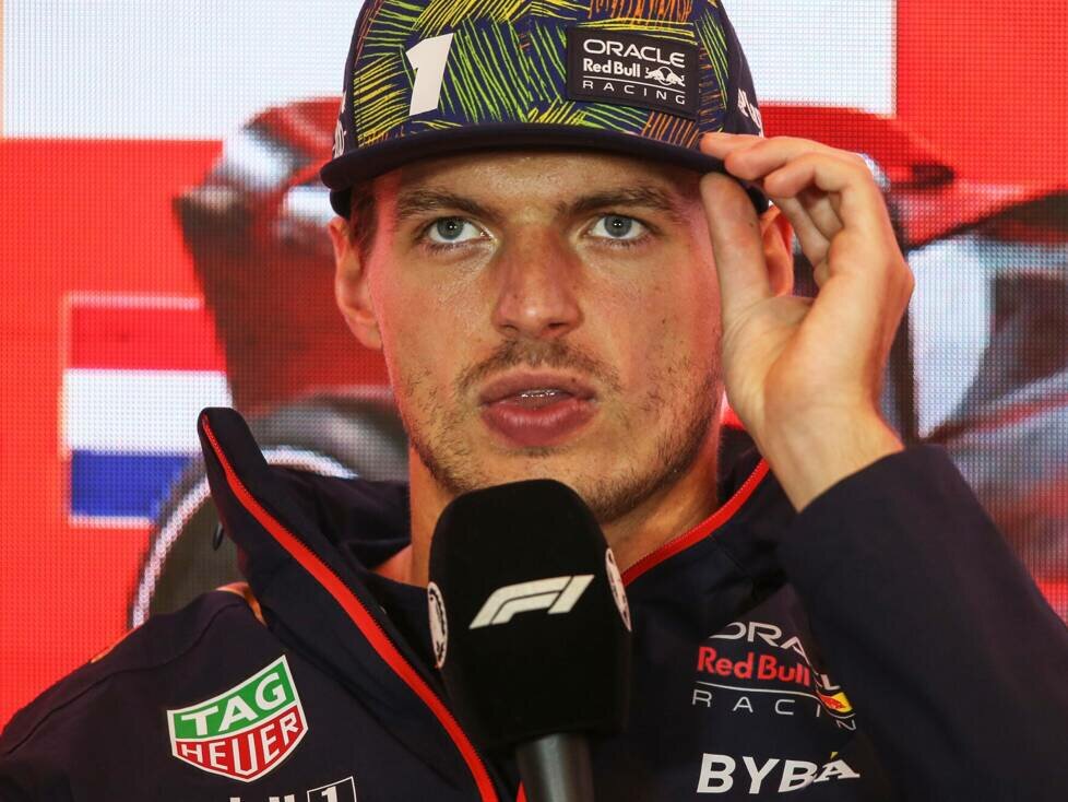 Max Verstappen in der Formel-1-Pressekonferenz 2023 in Zandvoort