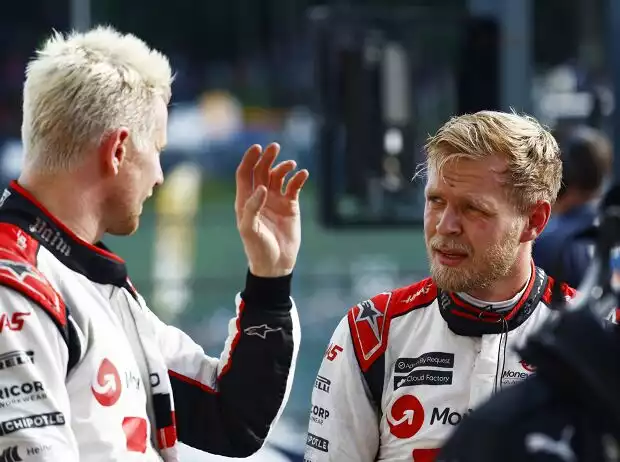 Titel-Bild zur News: Nico Hülkenberg und Kevin Magnussen (Haas)