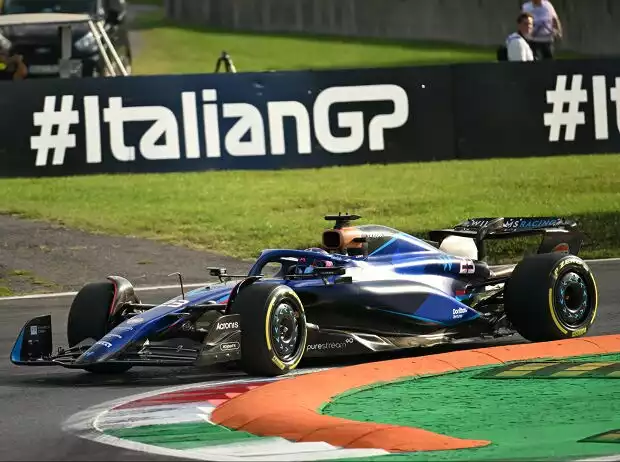Titel-Bild zur News: Alexander Albon (Williams FW45) beim Training zum Formel-1-Rennen in Monza 2023