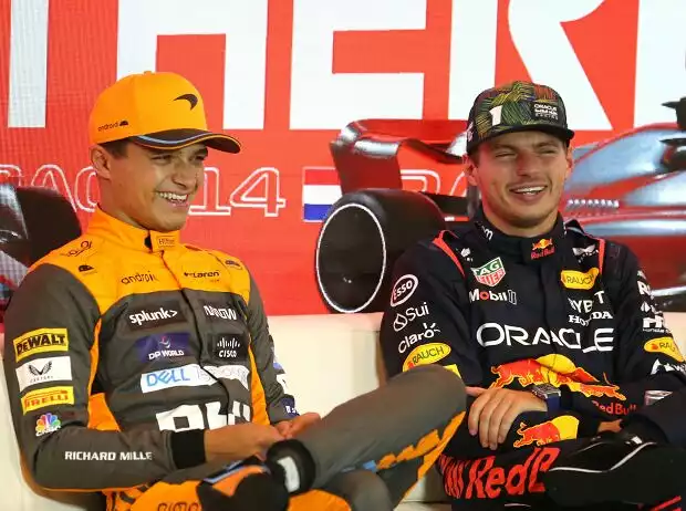 Lando Norris, Max Verstappen Titel-Bild zur News: Lando Norris, Max Verstappen