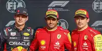 Max Verstappen, Carlos Sainz, Charles Leclerc