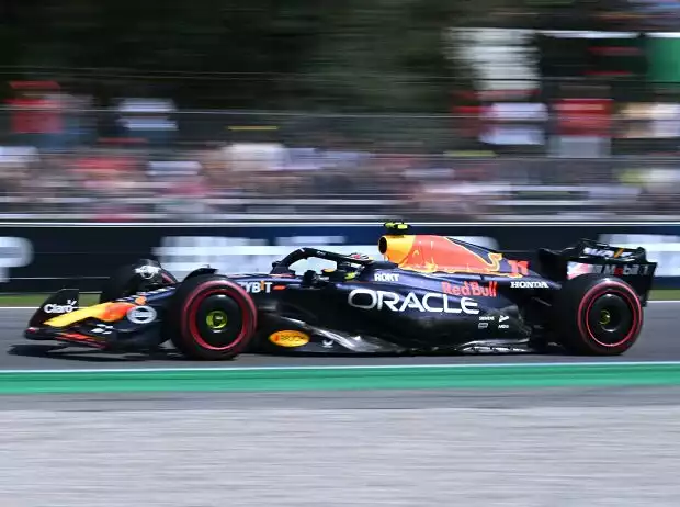 Titel-Bild zur News: Sergio Perez (Red Bull RB19) im Qualifying zum Formel-1-Rennen in Italien 2023