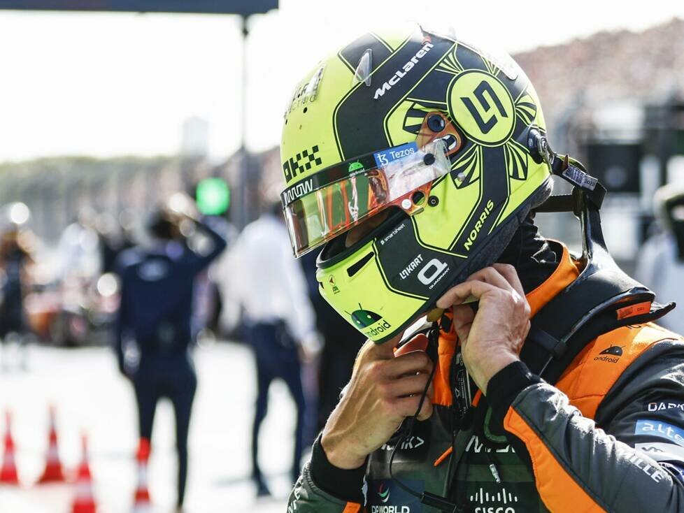 McLaren-Fahrer Lando Norris beim Formel-1-Rennen in Zandvoort 2023