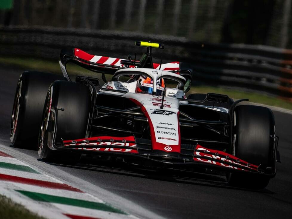 Nico Hülkenberg im Haas VF-23 beim Formel-1-Qualifying in Monza 2023