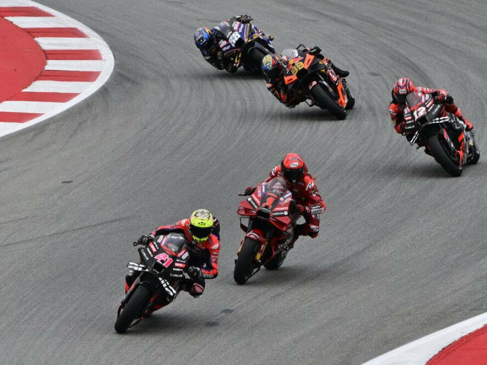 Aleix Espargaro, Francesco Bagnaia, Maverick Vinales, Brad Binder, Miguel Oliveira