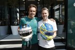 Fernando Alonso (Aston Martin) und Nick Heidfeld 