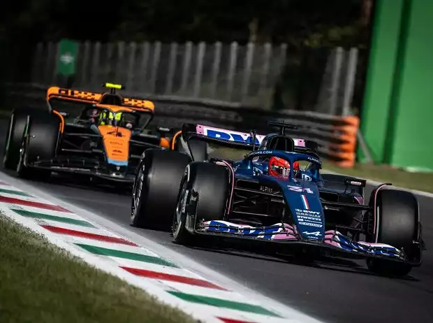 Esteban Ocon, Lando Norris Titel-Bild zur News: Esteban Ocon, Lando Norris