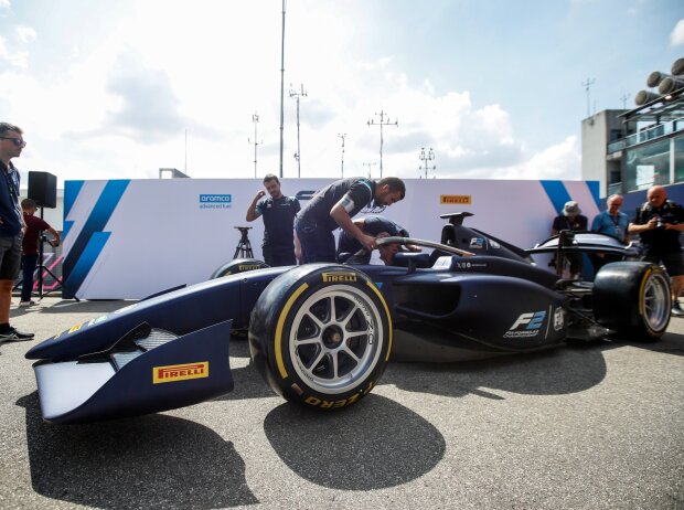 Titel-Bild zur News: Das Formel-2-Auto für 2024 hat stark von Erkenntnissen aus der Formel 1 profitiert