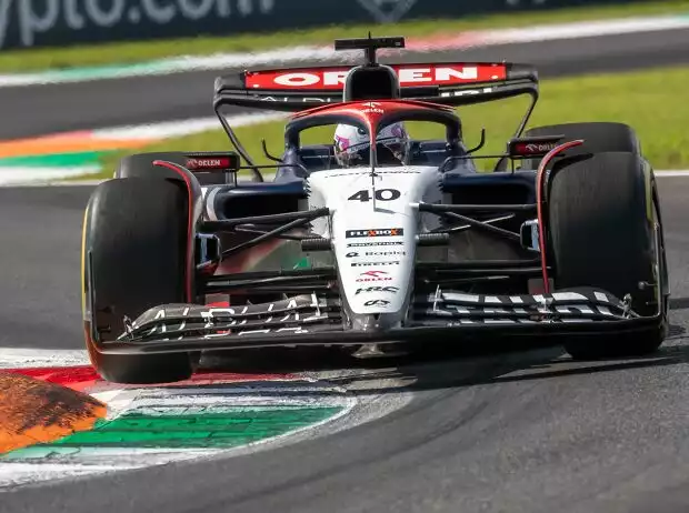 Liam Lawson im AlphaTauri AT04 beim Formel-1-Qualifying in Monza 2023 Titel-Bild zur News: Liam Lawson im AlphaTauri AT04 beim Formel-1-Qualifying in Monza 2023