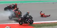 Bild zum Inhalt: Bagnaia-Highsider schockt MotoGP-Kollegen, geht aber glimpflich aus