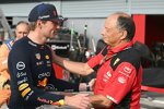 Max Verstappen (Red Bull) und Frederic Vasseur (Ferrari) 