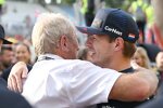 Max Verstappen (Red Bull) und Helmut Marko 