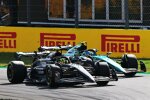 Lewis Hamilton (Mercedes) und Fernando Alonso (Aston Martin) 