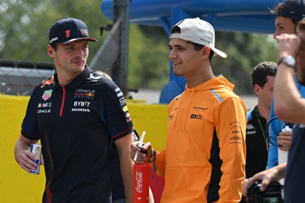 Max Verstappen Lando Norris Red Bull Red Bull F1McLaren McLaren F1 ~Max Verstappen (Red Bull) und Lando Norris (McLaren) ~ 