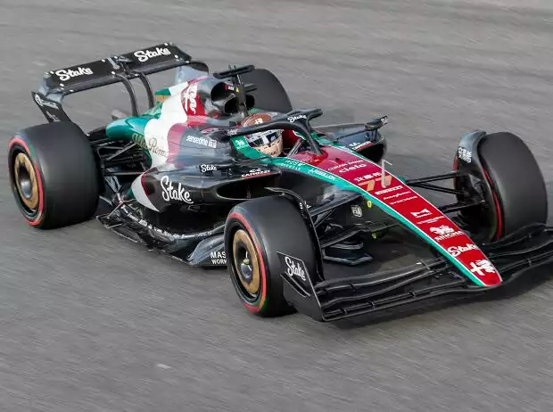 Valtteri Bottas im Alfa Romeo C43 in Sonderdesign beim Formel-1-Rennen in Monza 2023 Titel-Bild zur News: Valtteri Bottas im Alfa Romeo C43 in Sonderdesign beim Formel-1-Rennen in Monza 2023