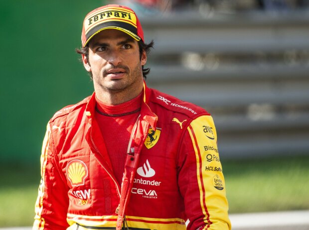 Titel-Bild zur News: Carlos Sainz (Ferrari) beim Formel-1-Rennen in Italien 2023
