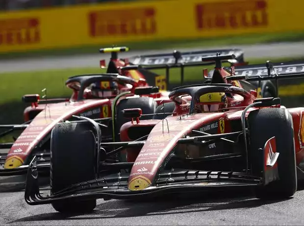 Charles Leclerc, Carlos Sainz Titel-Bild zur News: Charles Leclerc, Carlos Sainz