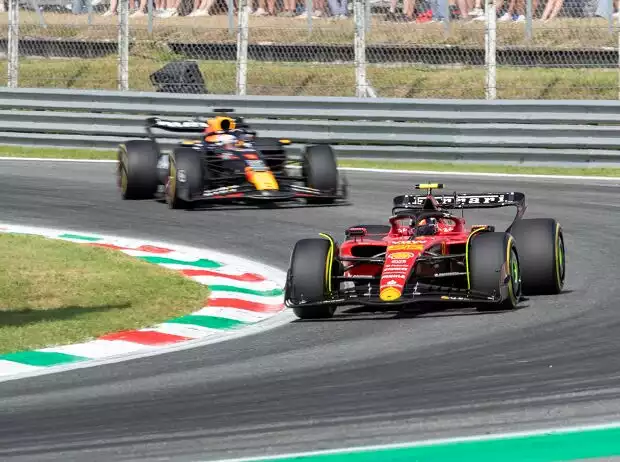 Carlos Sainz, Max Verstappen Titel-Bild zur News: Carlos Sainz, Max Verstappen