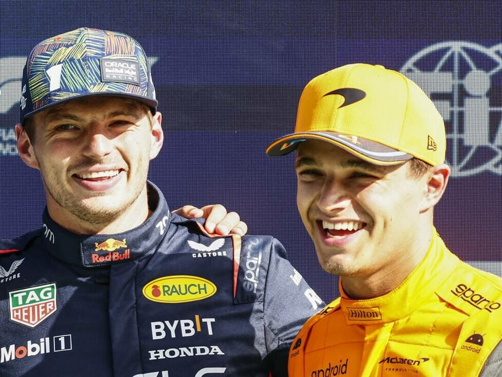 Max Verstappen und Lando Norris