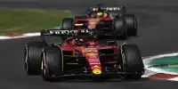 Carlos Sainz und Charles Leclerc beim Formel-1-Rennen in Monza 2023