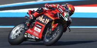 Bild zum Inhalt: WSBK Magny-Cours FT2: Rote Flaggen und Ducati-Bestzeit