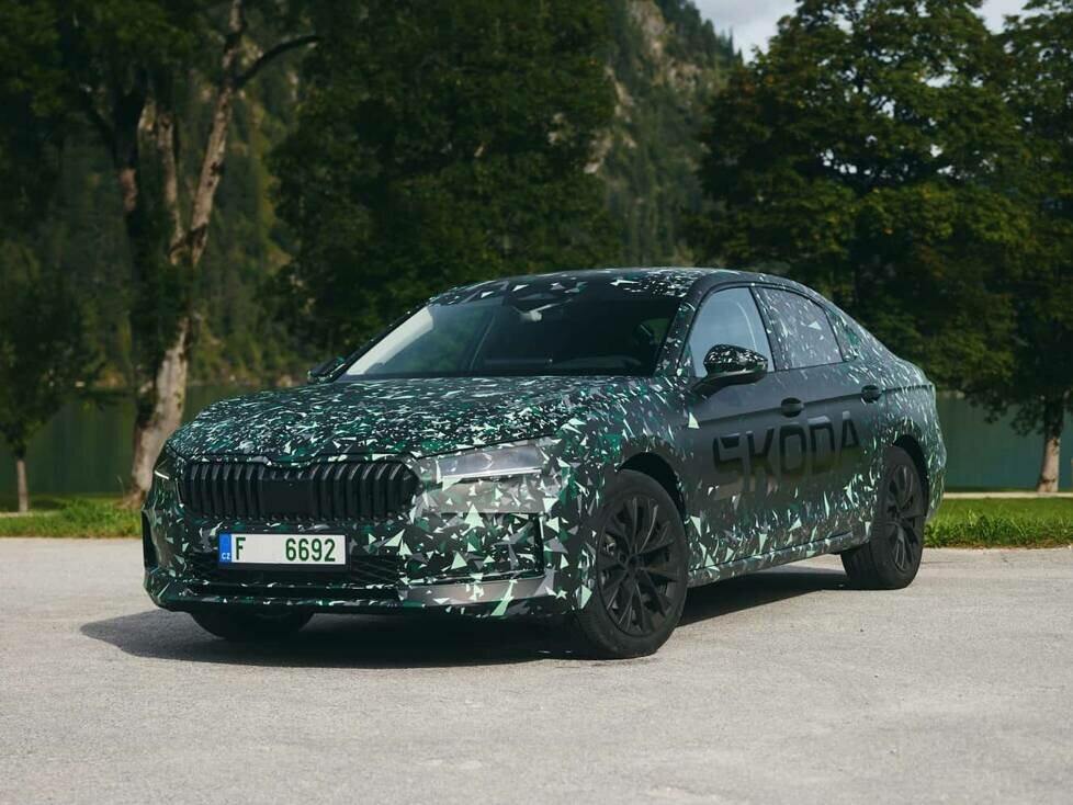 Teaser des Skoda Superb (2024)