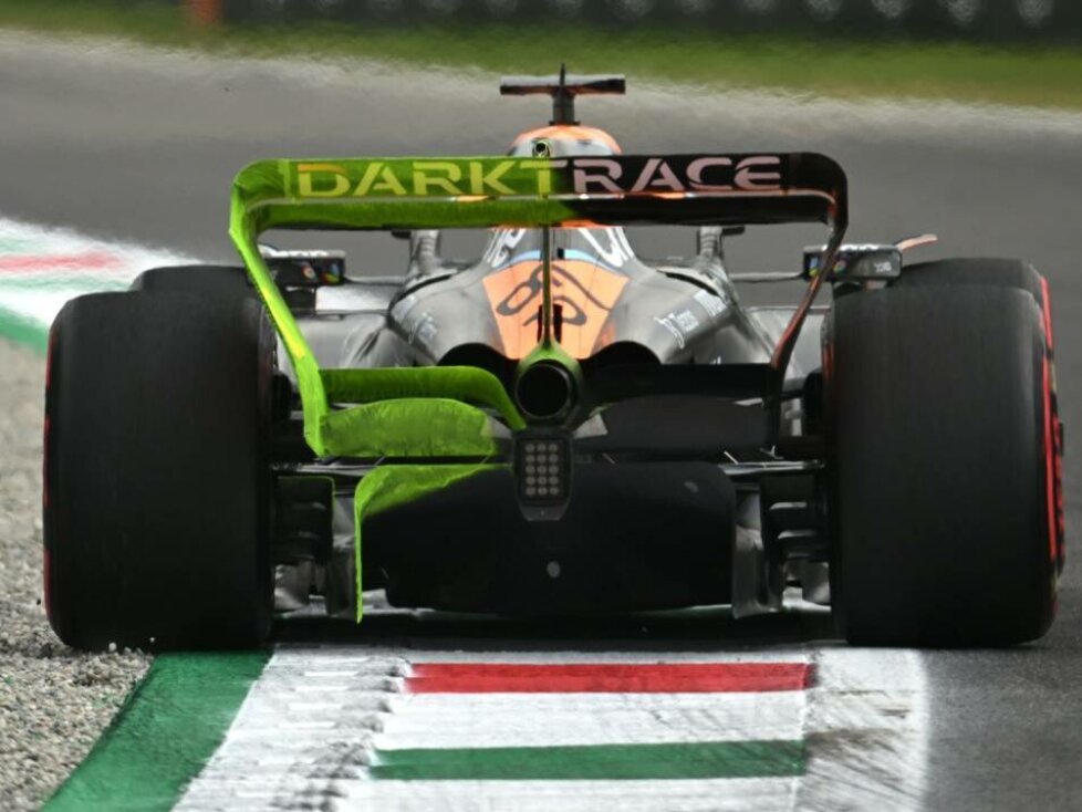 Der McLaren-Heckflügel in Monza