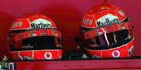 Helme von Michael Schumacher aus der Formel-1-Saison 2003