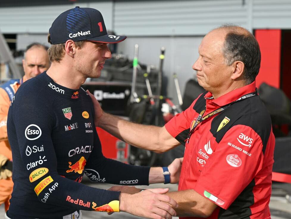 Max Verstappen und Frederic Vasseur