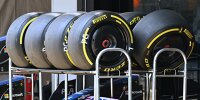 Formel-1-Reifen von Pirelli der Medium-Mischung in der Saison 2023