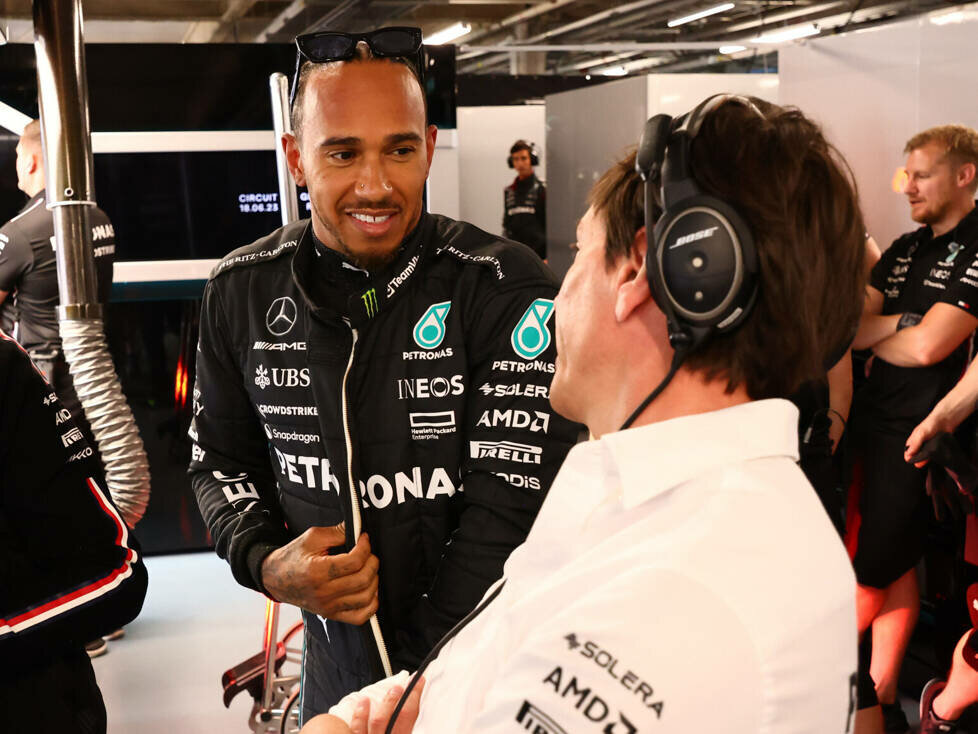 Toto Wolff, Lewis Hamilton