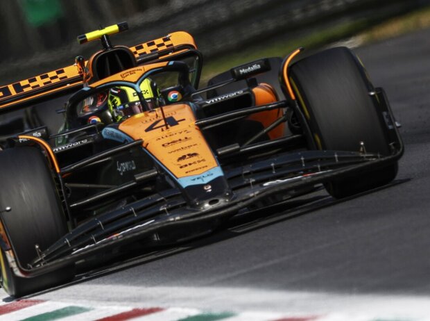 Titel-Bild zur News: Lando Norris im McLaren MCL60 beim Formel-1-Rennen in Monza 2023