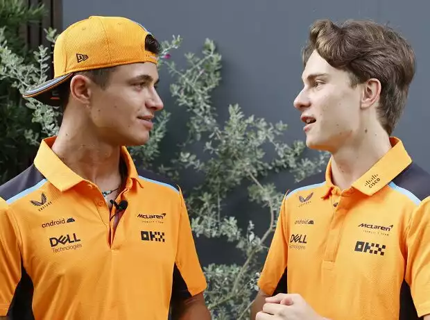 Oscar Piastri, Lando Norris Titel-Bild zur News: Oscar Piastri, Lando Norris