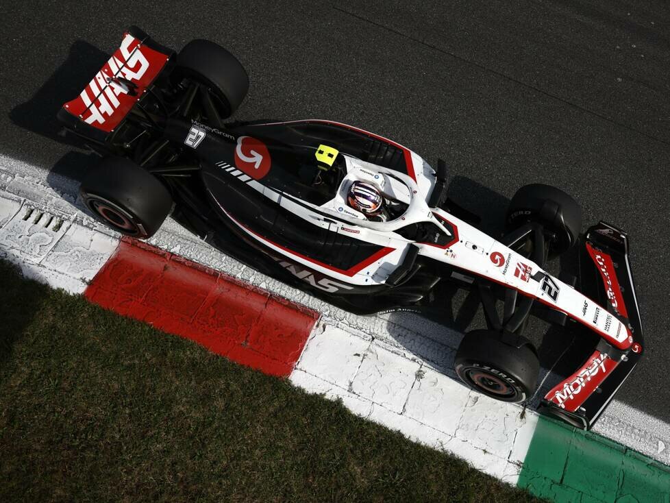 Nico Hülkenberg im Haas VF-23 beim Formel-1-Rennen in Monza 2023