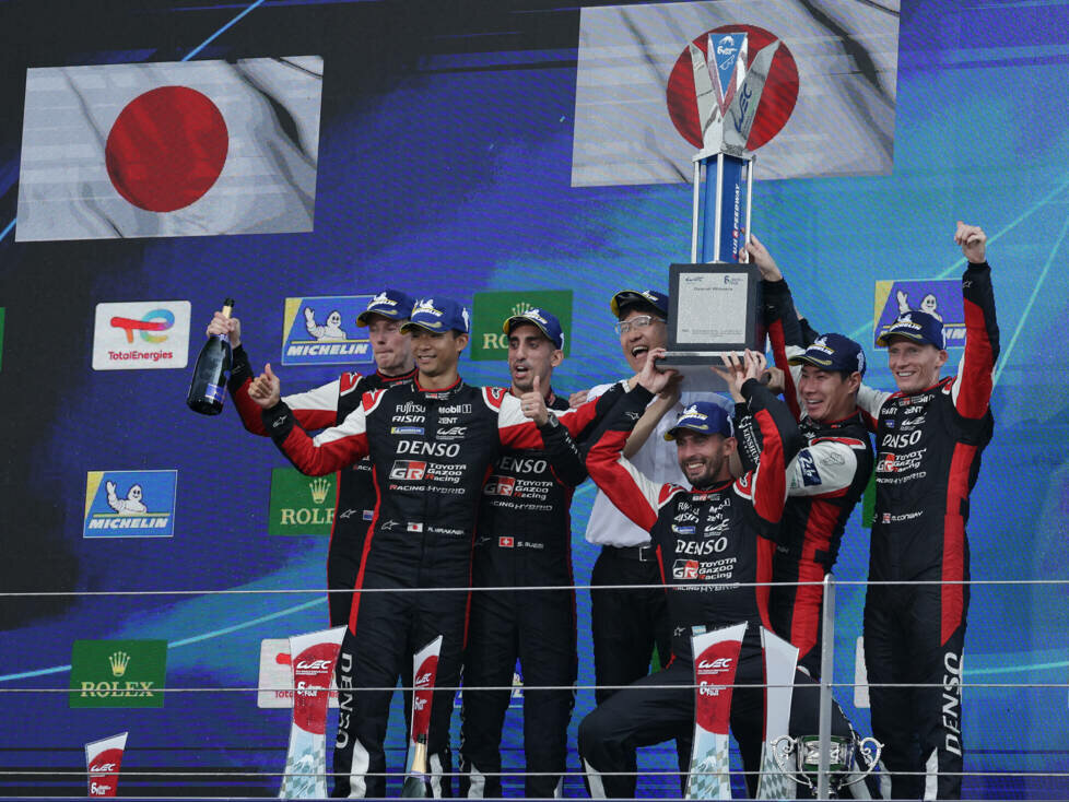1. Mike Conway, Kamui Kobayashi, Jose Maria Lopez, 2. Sebastien Buemi, Brendon Hartley, Ryo Hirakawa