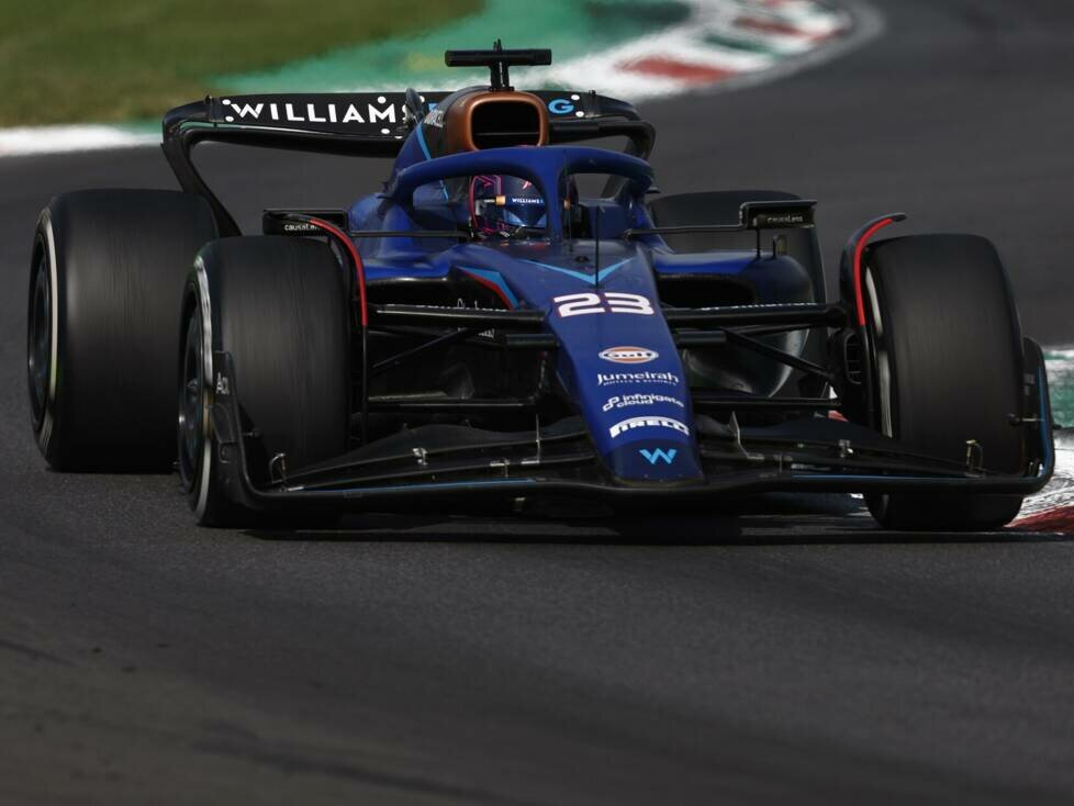 Alexander Albon im Williams FW45 beim Formel-1-Rennen in Monza 2023