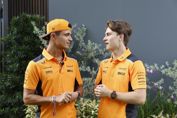 Oscar Piastri Lando Norris McLaren McLaren F1 ~Oscar Piastri (McLaren) und Lando Norris (McLaren) ~ 