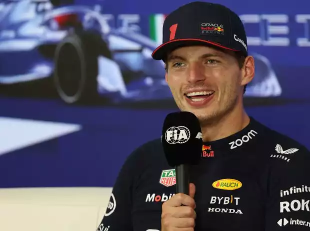 Max Verstappen (Red Bull) nach dem Formel-1-Rennen in Italien 2023 Titel-Bild zur News: Max Verstappen (Red Bull) nach dem Formel-1-Rennen in Italien 2023