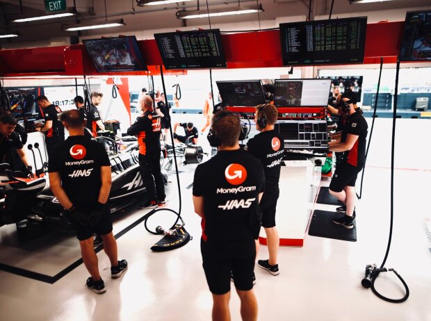 Haas-Garage Haas-Garage