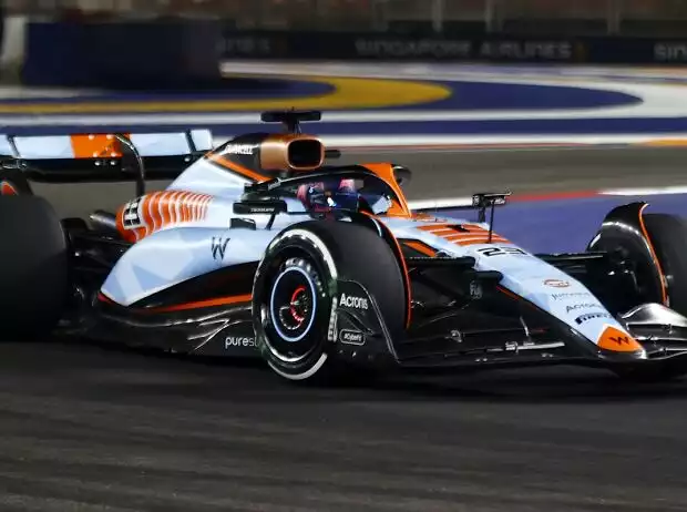Titel-Bild zur News: Alexander Albon beim Formel-1-Rennen in Singapur 2023