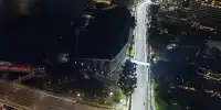 Blick auf die Formel-1-Strecke in Singapur in ihrer neuen Form für 2023