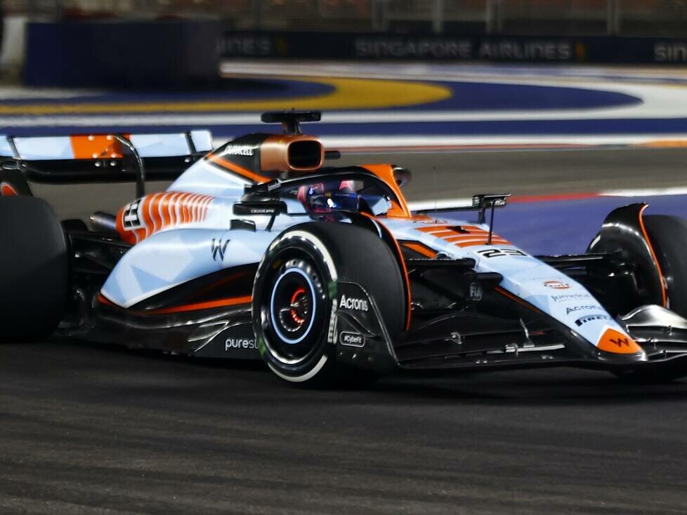 Alexander Albon beim Formel-1-Rennen in Singapur 2023