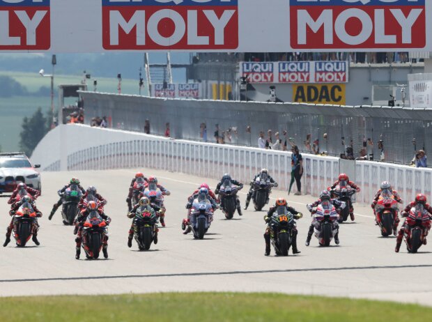 Start zum MotoGP-Sprint auf dem Sachsenring 2023