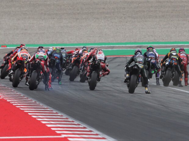 Start zum MotoGP-Sprint in Barcelona 2023