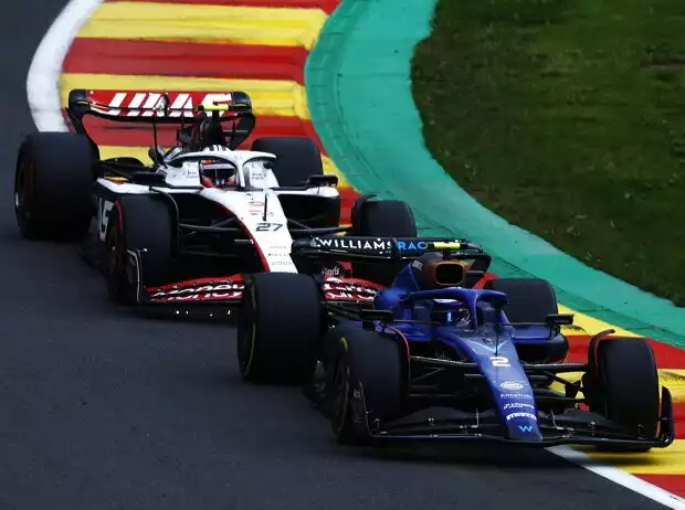 Logan Sargeant vor Nico Hülkenberg Titel-Bild zur News: Logan Sargeant vor Nico Hülkenberg