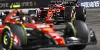 Carlos Sainz vor Charles Leclerc
