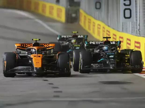 Lando Norris, George Russell Titel-Bild zur News: Lando Norris, George Russell