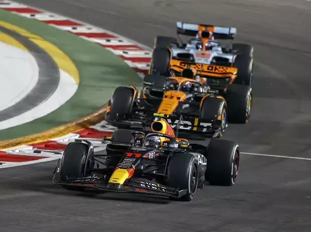 Alexander Albon, Sergio Perez, Oscar Piastri Titel-Bild zur News: Alexander Albon, Sergio Perez, Oscar Piastri